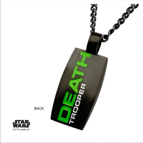 STAINLESS STEEL STAR WARS NECKLACE